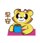 Pudding bear＆Smart cat（個別スタンプ：20）