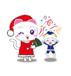 Small flower press Merry Christmas（個別スタンプ：14）