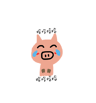 happy cute pig（個別スタンプ：8）