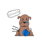 Brown doggy（個別スタンプ：3）