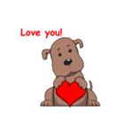 Brown doggy（個別スタンプ：4）