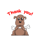 Brown doggy（個別スタンプ：7）