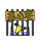 a funny parrot（個別スタンプ：16）