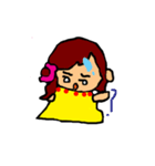 The yellow girl（個別スタンプ：8）