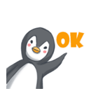 The lazy penguin（個別スタンプ：5）