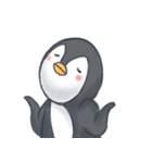 The lazy penguin（個別スタンプ：7）