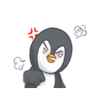 The lazy penguin（個別スタンプ：8）