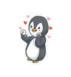 The lazy penguin（個別スタンプ：11）