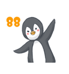 The lazy penguin（個別スタンプ：17）