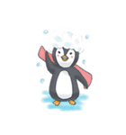 The lazy penguin（個別スタンプ：19）