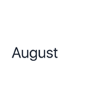 シンプルな日付【8月】（個別スタンプ：2）