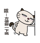 Confused fat cat（個別スタンプ：4）