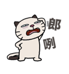 Confused fat cat（個別スタンプ：7）