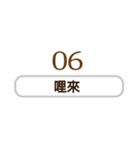 シンプルなデジタル返信-毎日の言語-3（個別スタンプ：36）