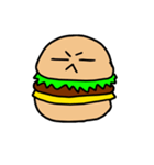 hamburger emotion（個別スタンプ：4）