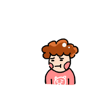 the daily life of a curly hair guy（個別スタンプ：25）