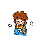the daily life of a curly hair guy（個別スタンプ：32）