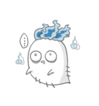 Hey Yo is a White radish monster（個別スタンプ：1）