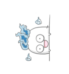 Hey Yo is a White radish monster（個別スタンプ：6）