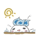 Hey Yo is a White radish monster（個別スタンプ：36）