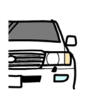 4wd suv 車スタンプ（個別スタンプ：7）