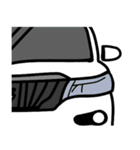 4wd suv 車スタンプ（個別スタンプ：27）