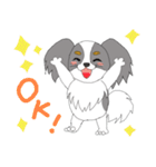 わたしのパピヨン（個別スタンプ：12）
