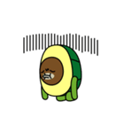 Avocado turtle, Ah-go！（個別スタンプ：4）