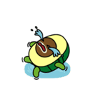 Avocado turtle, Ah-go！（個別スタンプ：12）