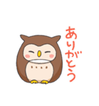 みみずくくん（個別スタンプ：3）