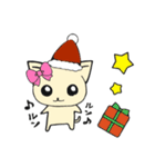 猫のミルクちゃんとクリスマス（個別スタンプ：30）