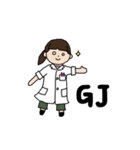 がんばれ！ピン子ちゃん（個別スタンプ：1）