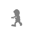 Mummy shadow movement（個別スタンプ：17）