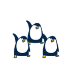不思議な町のペンギンたち（個別スタンプ：1）