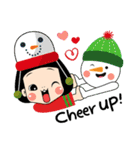 The happy winter of Kwiyomi（個別スタンプ：7）