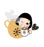 The happy winter of Kwiyomi（個別スタンプ：8）