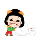 The happy winter of Kwiyomi（個別スタンプ：18）