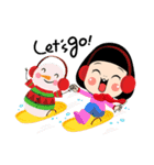 The happy winter of Kwiyomi（個別スタンプ：20）
