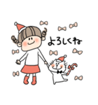 ビス子とネコさんのクリスマス＆お正月（個別スタンプ：25）