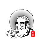 Bodhi-Dharma with luck for new year（個別スタンプ：13）