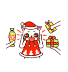 A couple of cats : Christmas ＆ New year（個別スタンプ：14）