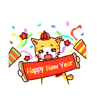 A couple of cats : Christmas ＆ New year（個別スタンプ：15）
