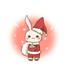 Calico Cat and Pink Rabbit in Christmas（個別スタンプ：7）