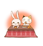 Calico Cat and Pink Rabbit in Christmas（個別スタンプ：26）