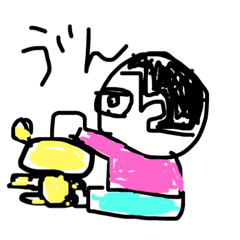 [LINEスタンプ] 自由奔放系赤ちゃん