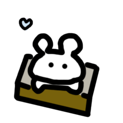 [LINEスタンプ] rabbit dudu