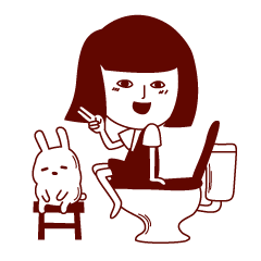 [LINEスタンプ] Hanako in the Toilet (CHINESE)