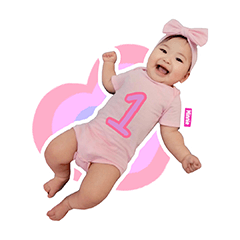 [LINEスタンプ] Mini Minnie Baby 1