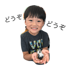 [LINEスタンプ] stickers of Koga 3 boys 2