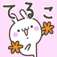 [LINEスタンプ] ☆★てるこ★☆ベーシックパック